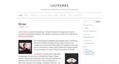 Desktop Screenshot of lalitamba.com